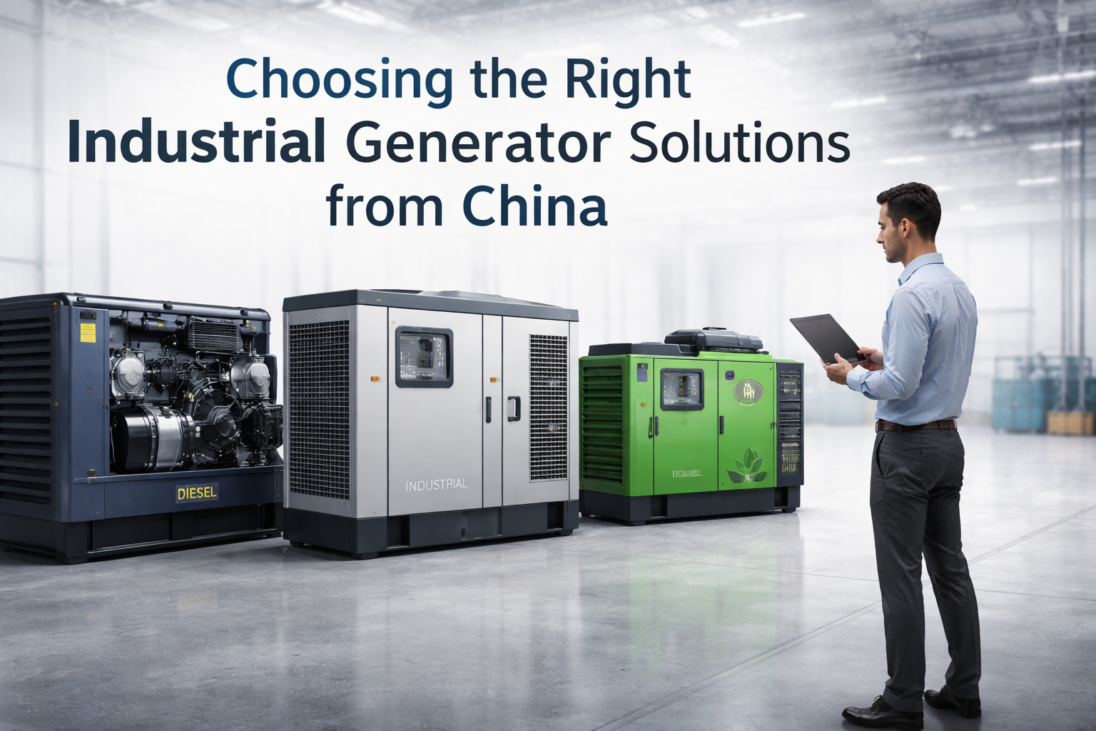 Choosing the Right Industrial Generator Solutions from China for Your Business