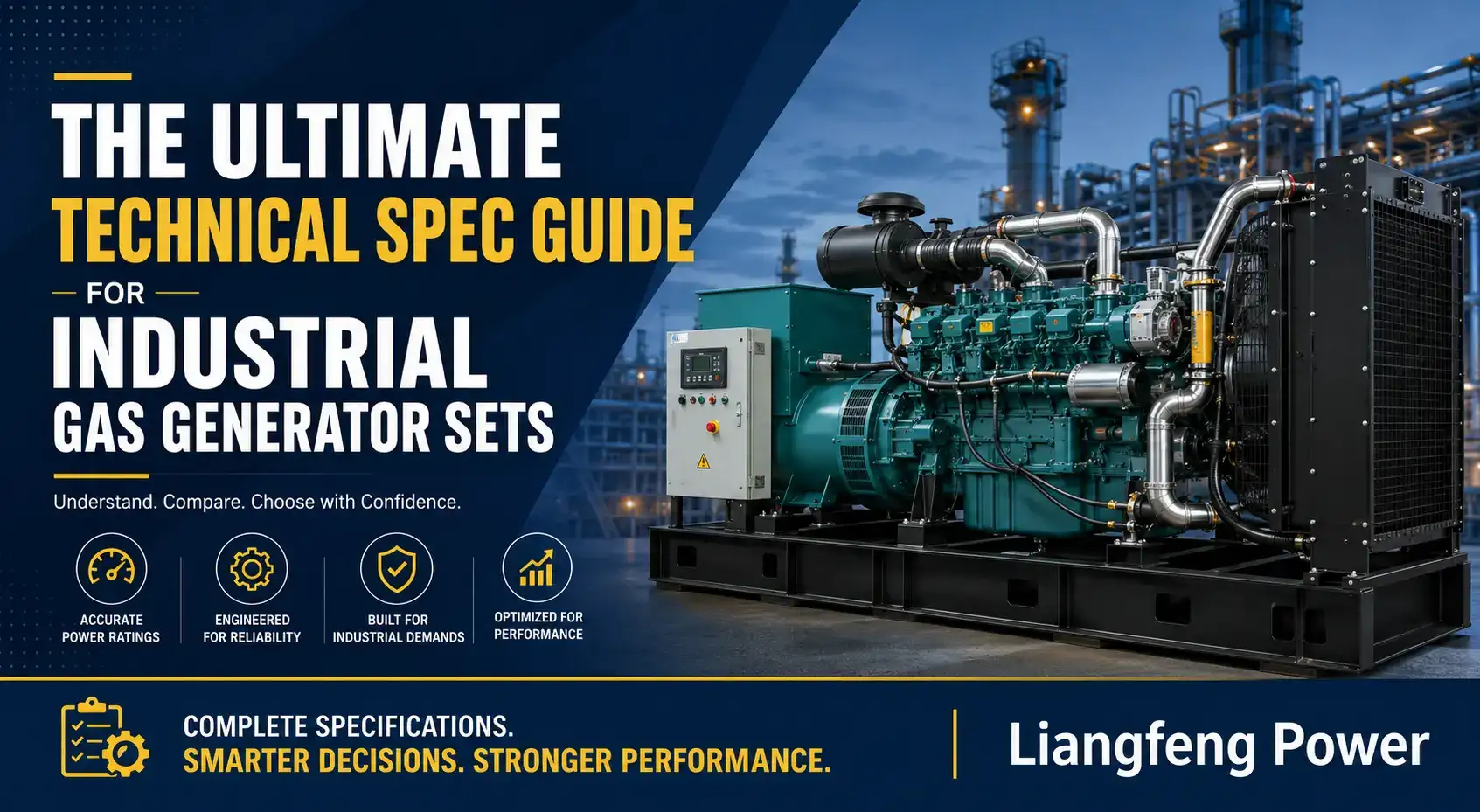 The Ultimate Technical Spec Guide for Industrial Gas Generator Sets