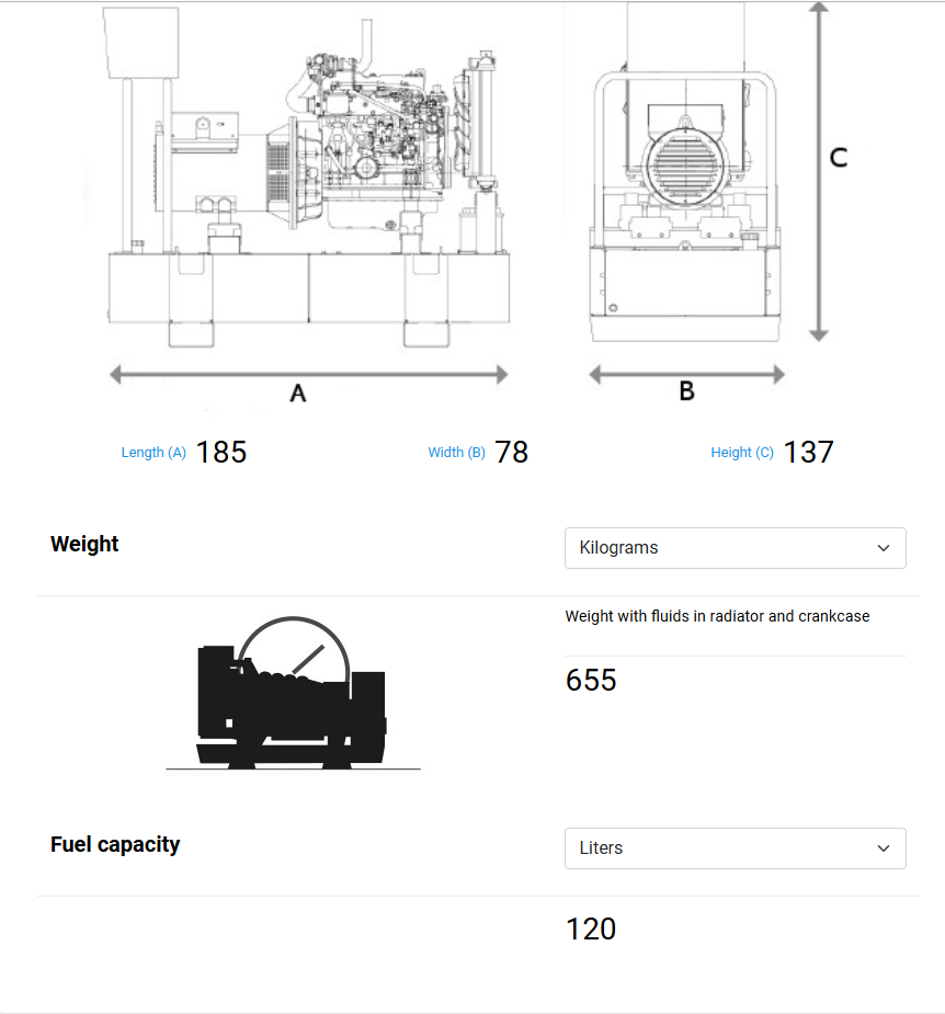 33-37kva HYW-35 M5 S5 Diesel Generator set