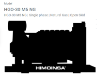 31-34KVA HGO-30 M5 NG Gas Generators Set
