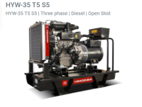 35-38KVA HYW-35 T5 S5 Stage V Generator set