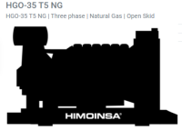 33-38KVA HGO-35 T5 NG Gas Generators Set