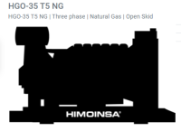 33-37KVA HGO-35 T5 NG Gas Generators Set