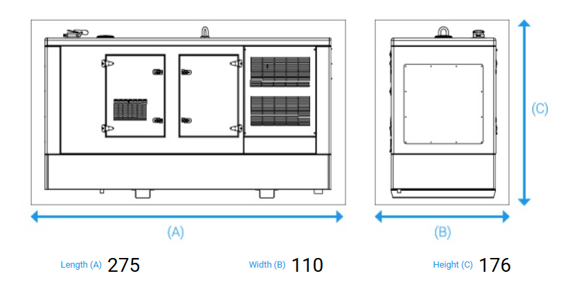 35-40kva HGO-40 T5 LPG STAMFORD Generator