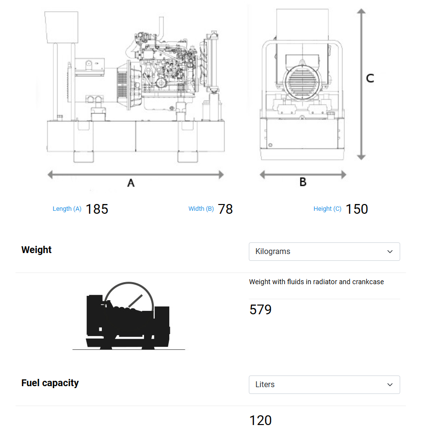 34-37kva HYW-35 T5 Diesel STAMFORD Generator set