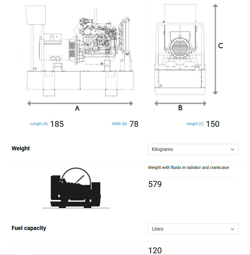 34-37kva HYW-35 T5 Diesel Mecc Alte Generator set